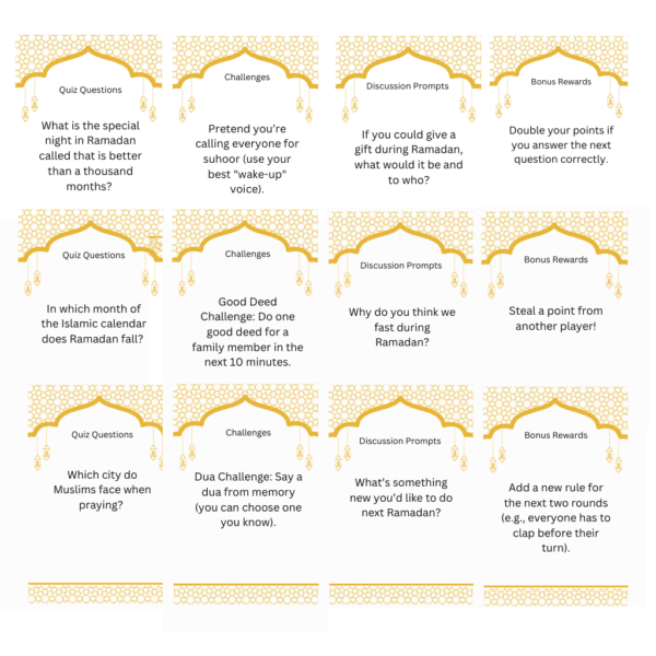 Ramadan Flashcards Game - Image 3