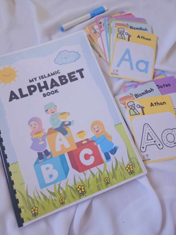 Islamic English Alphabet Workbook for Kids – 80 Pages of Fun & Learning!