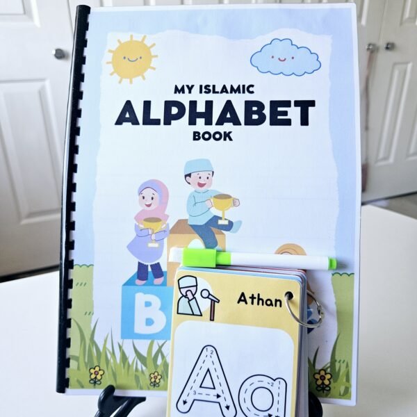 Islamic English Alphabet Workbook for Kids – 80 Pages of Fun & Learning!