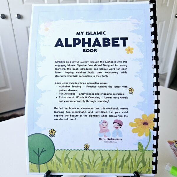 Islamic English Alphabet Workbook for Kids – 80 Pages of Fun & Learning! - Image 2