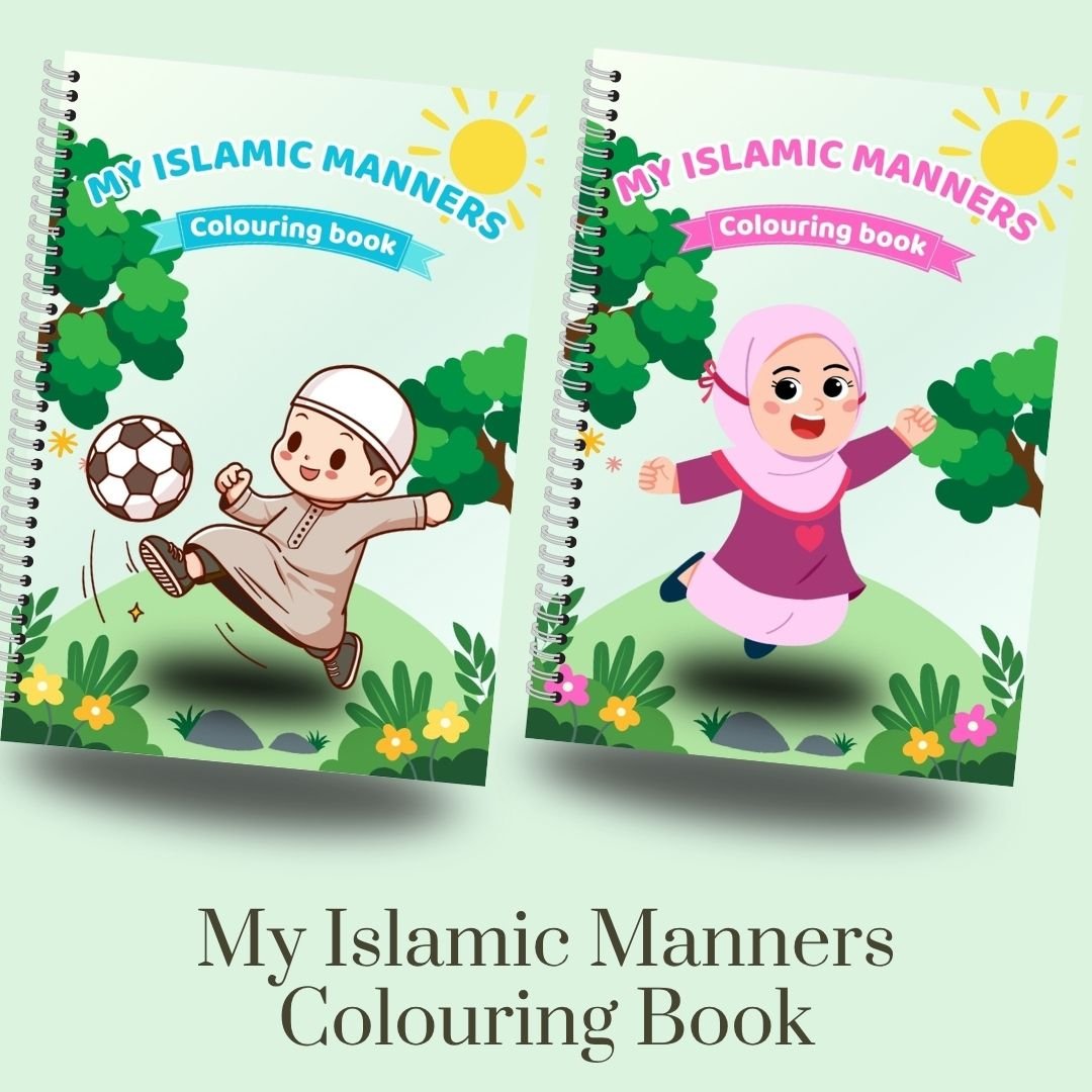 My Islamic Manners Colouring Book for both Boys & Girls!