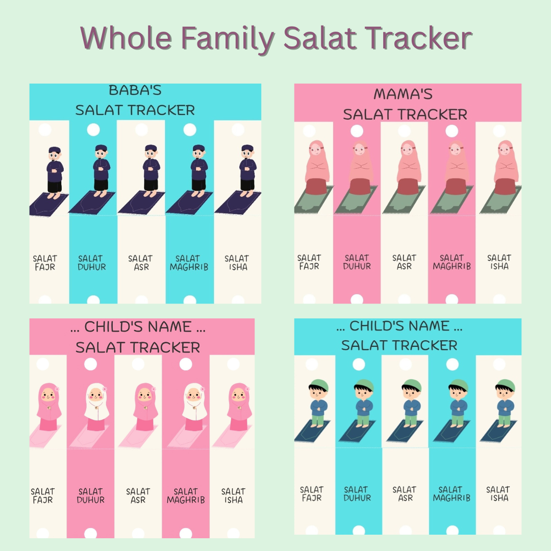 Whole Family Prayer Tracker (Personalised)!